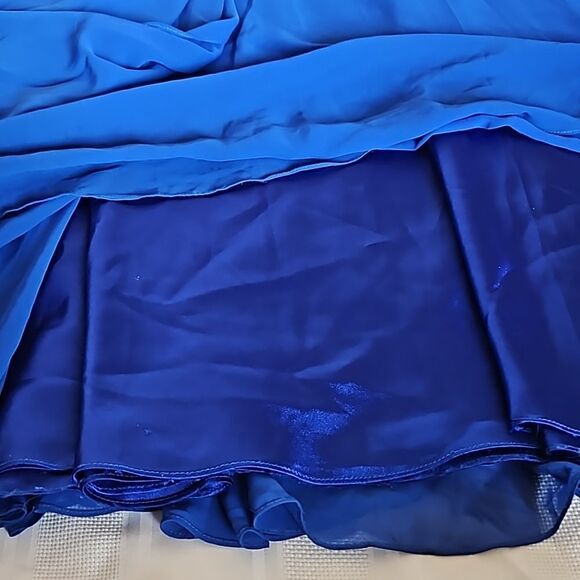 Bicici Women's Spaghetti Straps Rushed Top With Embellishment Belt Maxi DressL/M - Picture 13 of 16